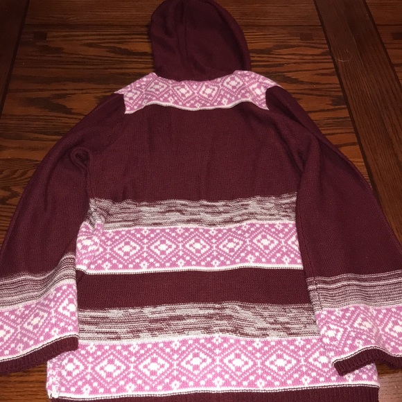 Girl’s Hooded Pink Republic Sweater Size 10/12 - Picture 15 of 16
